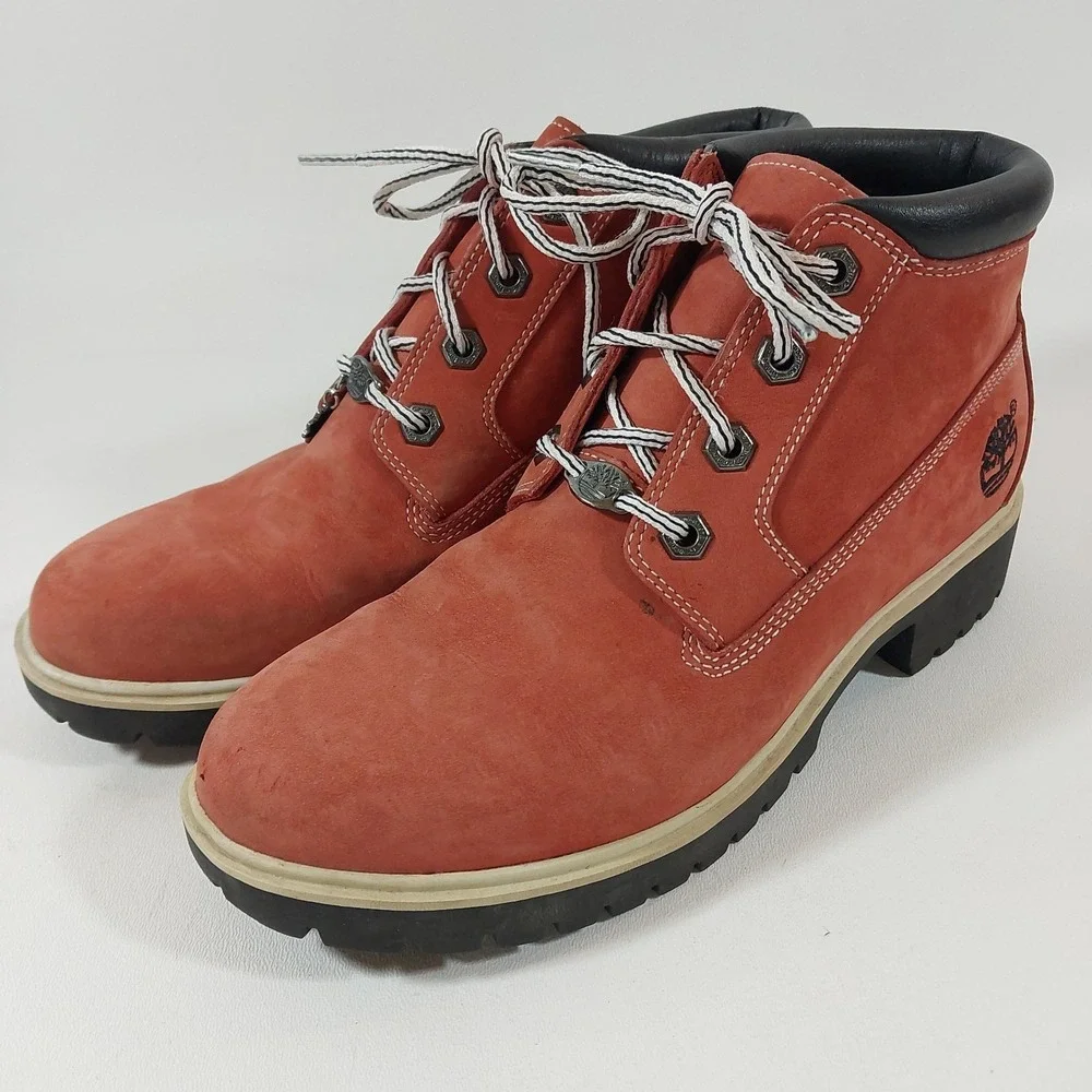 Size‎ 7.5 Timberland Women's Nellie Waterproof Chukka Boots Nubuck Leather